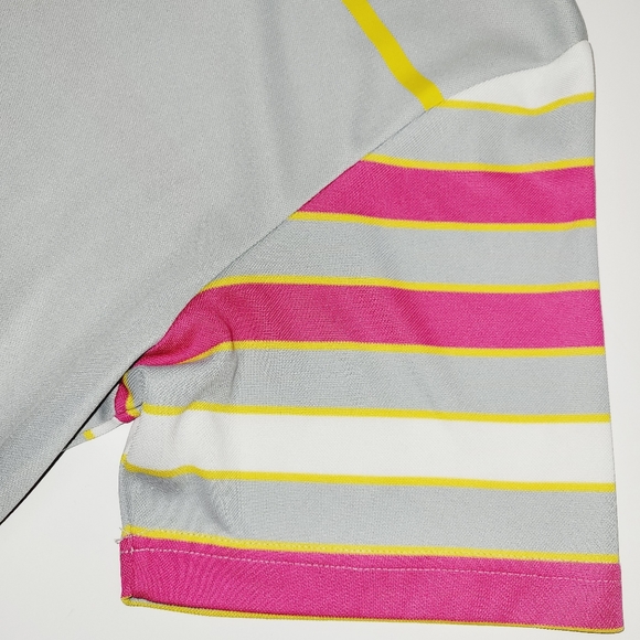 Callaway Polo Disney Mickey Mouse Pink Striped Embroidered size Large - Picture 14 of 14